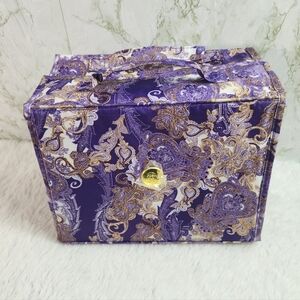 Joy Mangano Better Beauty roll up  Cosmetic Organizer Travel Case